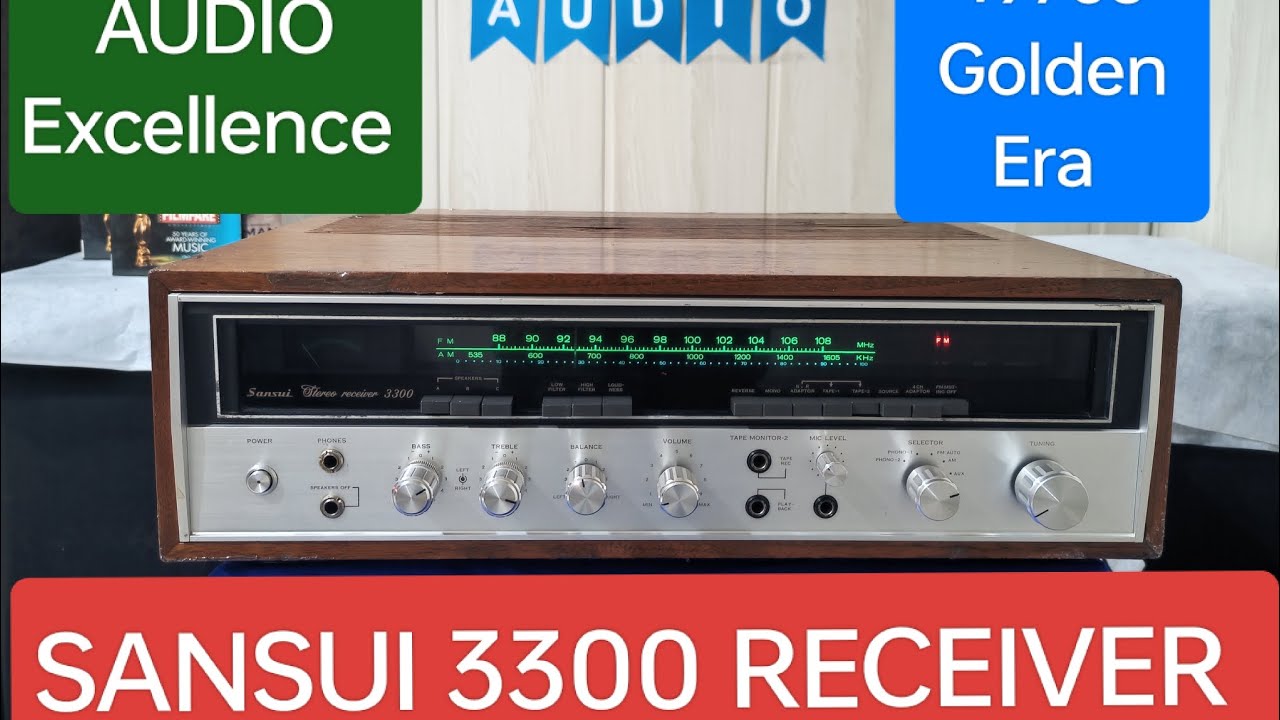 AUDIO His excellency SANSUI Legendry 1970s silver face golden Era immaculate condition 💯 genuine 