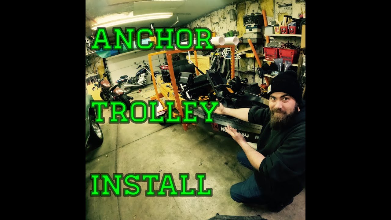 YakAttack LeverLoc Anchor Trolley System on Old Town Sportsman 120 PDL