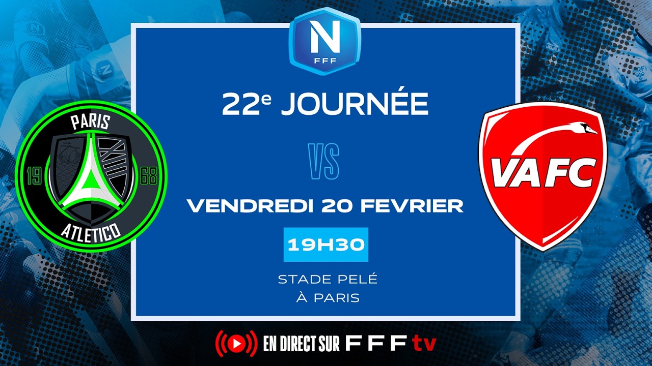 J22 I Paris 13 Atletico vs Valenciennes FC en replay I National FFF 2025-2026