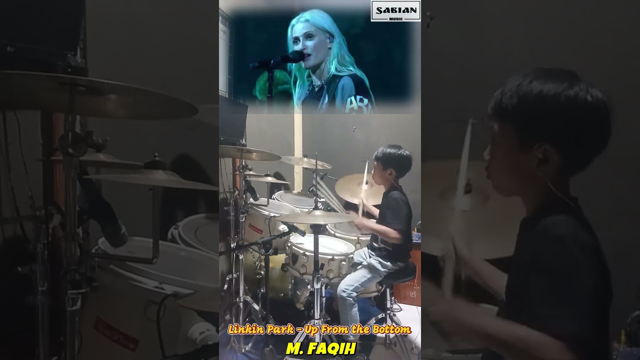 M FAQIH DRUM COVER - LINKIN PARK - UP TO THE BATTOM