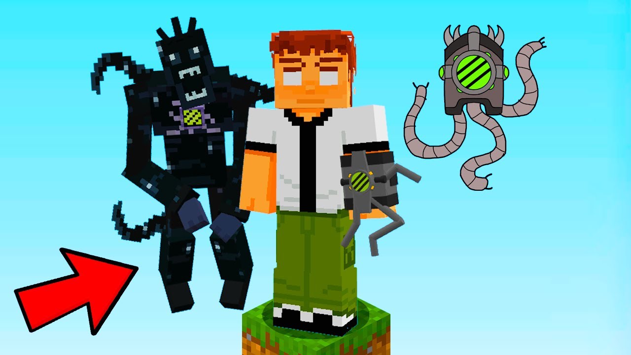 APENAS UM BLOCO DO CARNITRIX NO MINECRAFT BEN 10