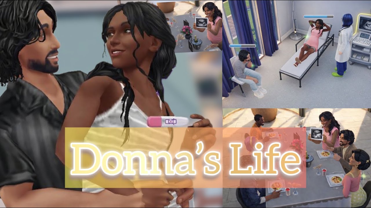 Donna’s life| Unplanned Pregnancy| first Ultrasound| Dinner announcement 😮
