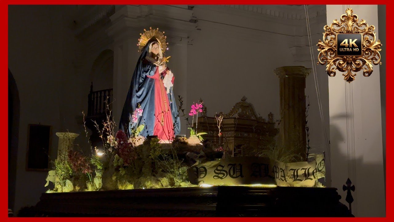 Inicio del Solemne Cortejo Procesional de la Santísima Virgen de Dolores de la Merced Viernes Santo