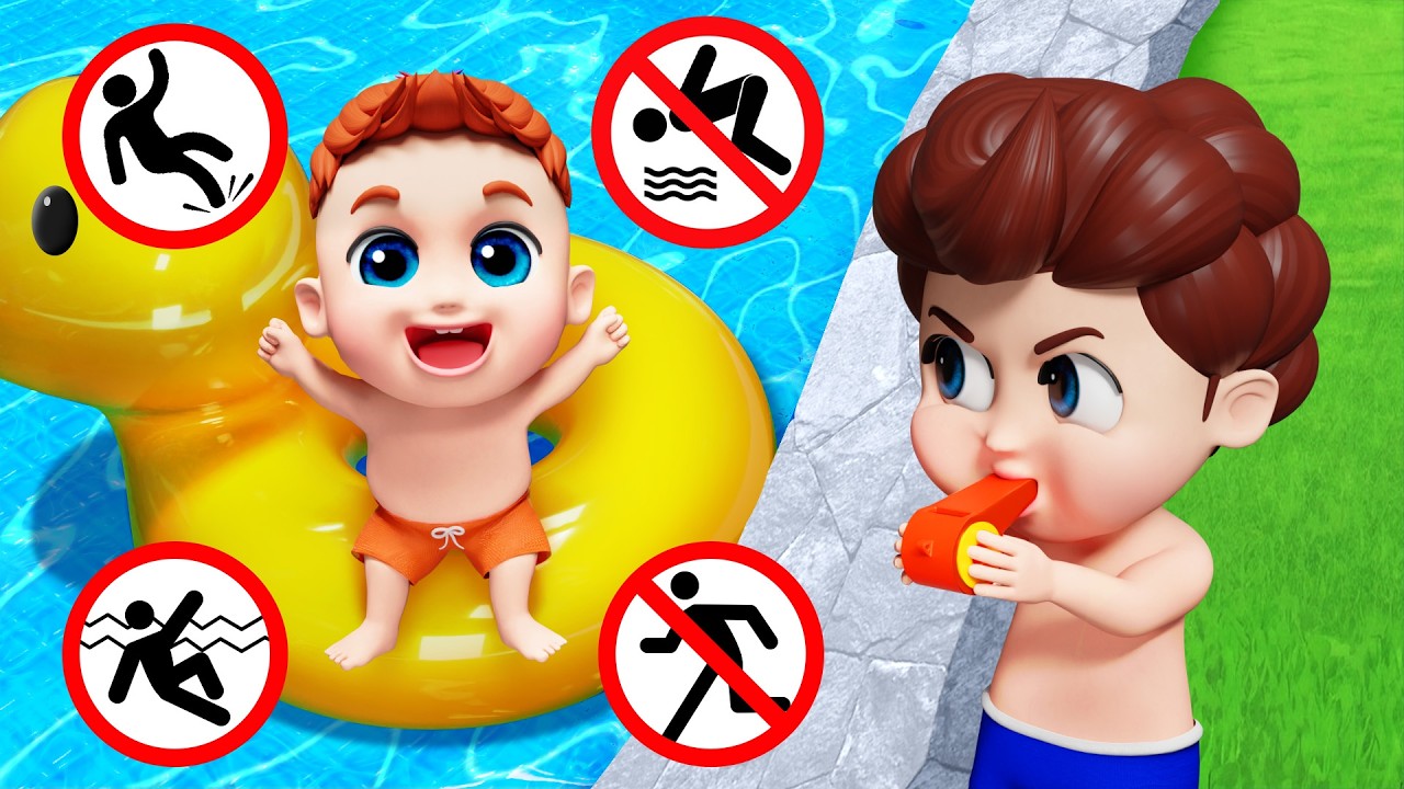 Let's go swimming | Learn how to stay safe Song + More Bibiberry Nursery Rhymes & Kids Songs