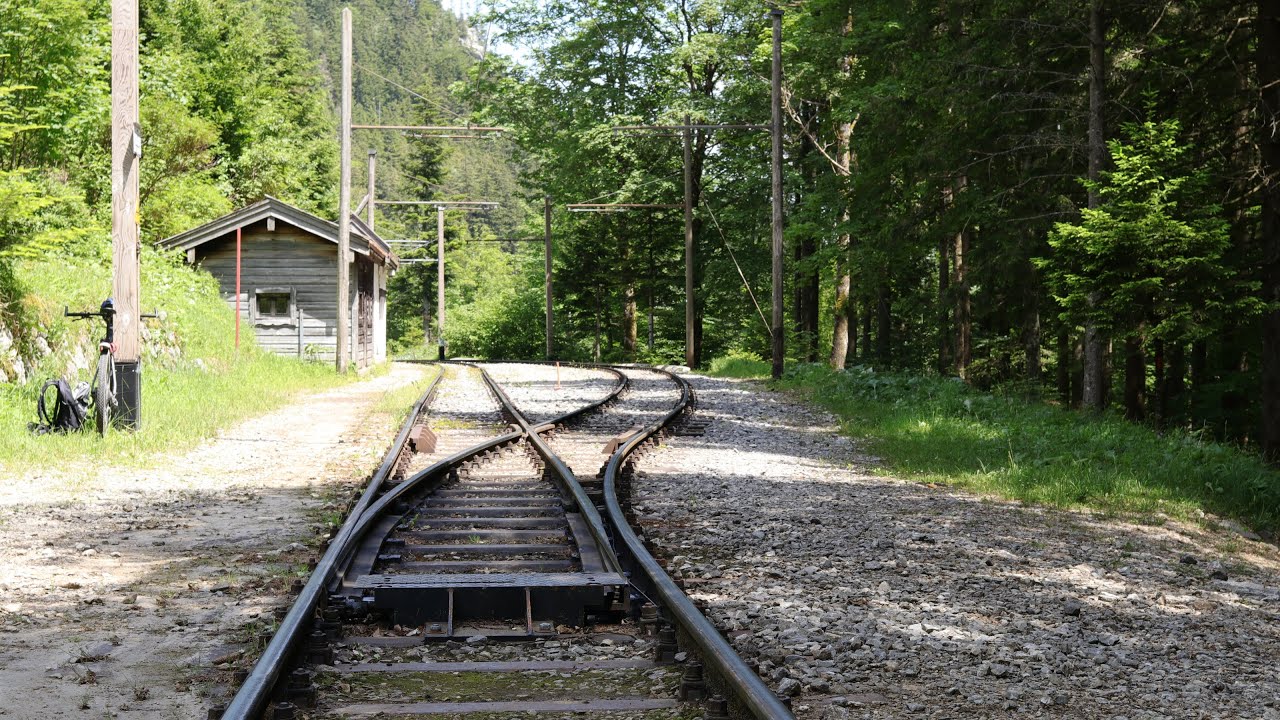 Weichen aufschneiden im Vorbild - Wendelstein Zahnradbahn