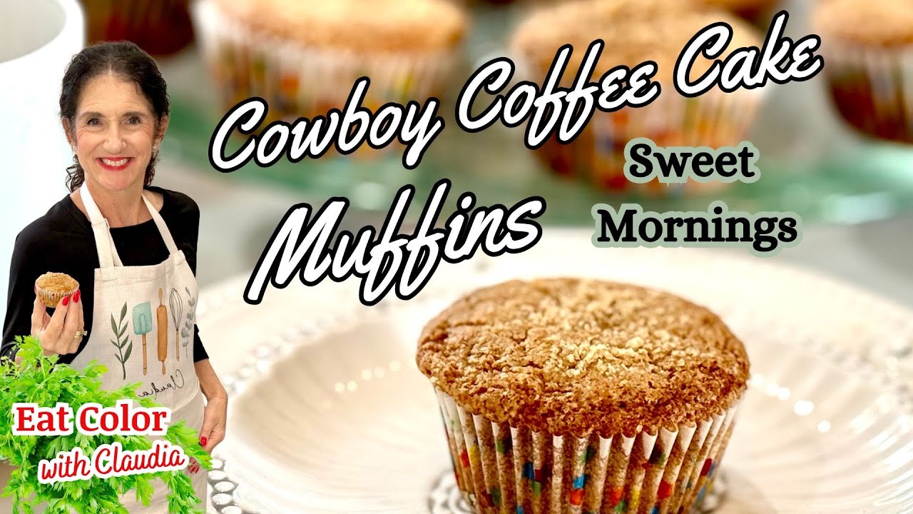 Cowboy Coffee Cake Muffins Recipe | Easy, Light, and Delicious @eatcolor