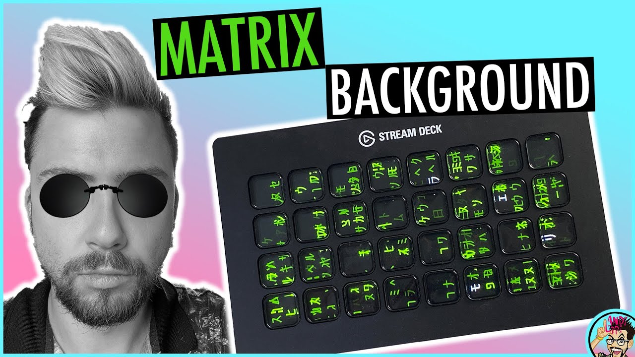 FREE Animated MATRIX CODE Wallpaper for STREAM DECK!