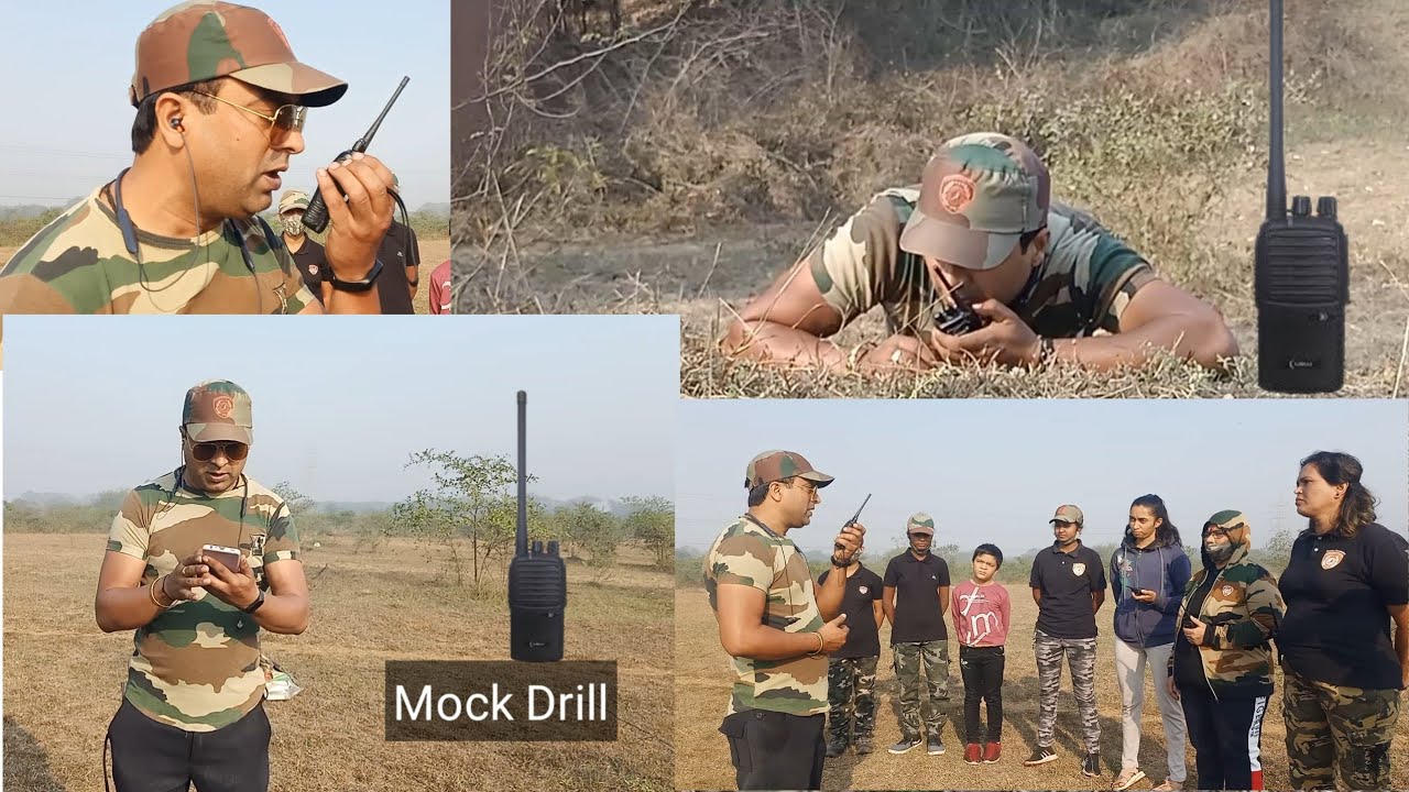 how to use walkie talkie ? ll wireless code ll Mock Drill ll