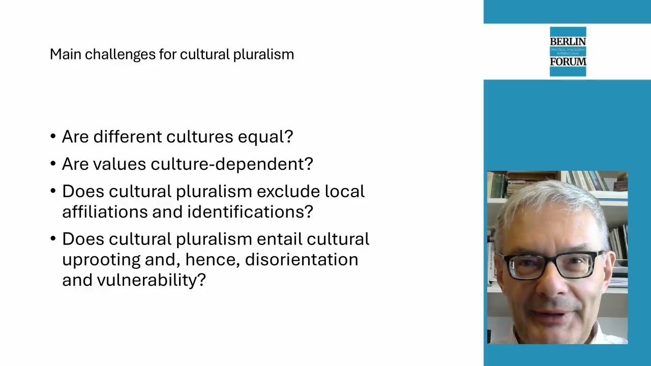Stoic Pragmatism Open Seminar Online VI on cultural pluralism