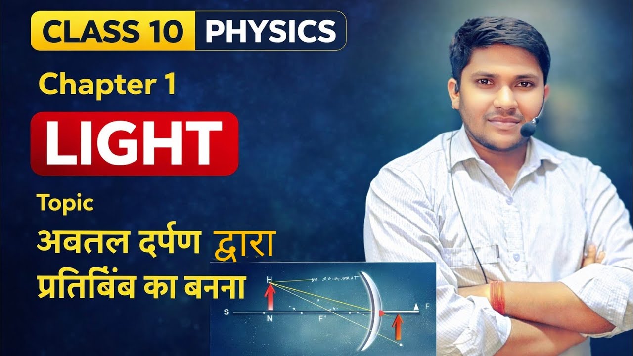 अवतल दर्पण द्वारा प्रतिबिंब बनने का नियम #class10physics  board exam 2026#important 