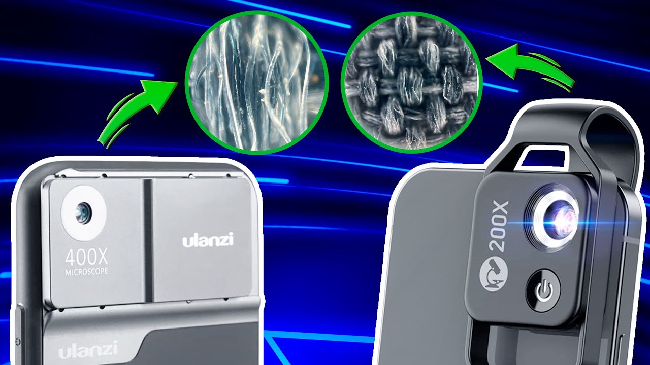 LENTE MICROSCÓPIO Para Celular FUNCIONA Mesmo? 400x e 200x