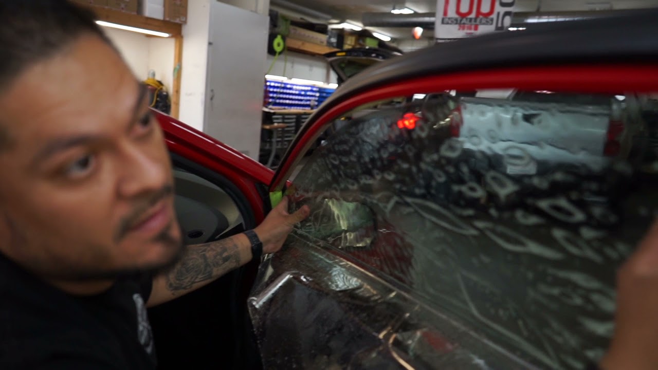 Tinting a front door using gasket pro speedloader