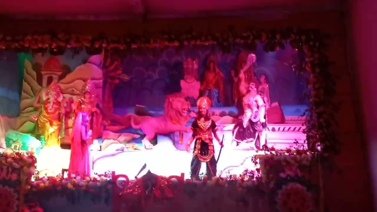 chakia durga puja  Mohmdabad Durga puja 2023 chakia chandauli 😀 new durga puja pandal view of chakia