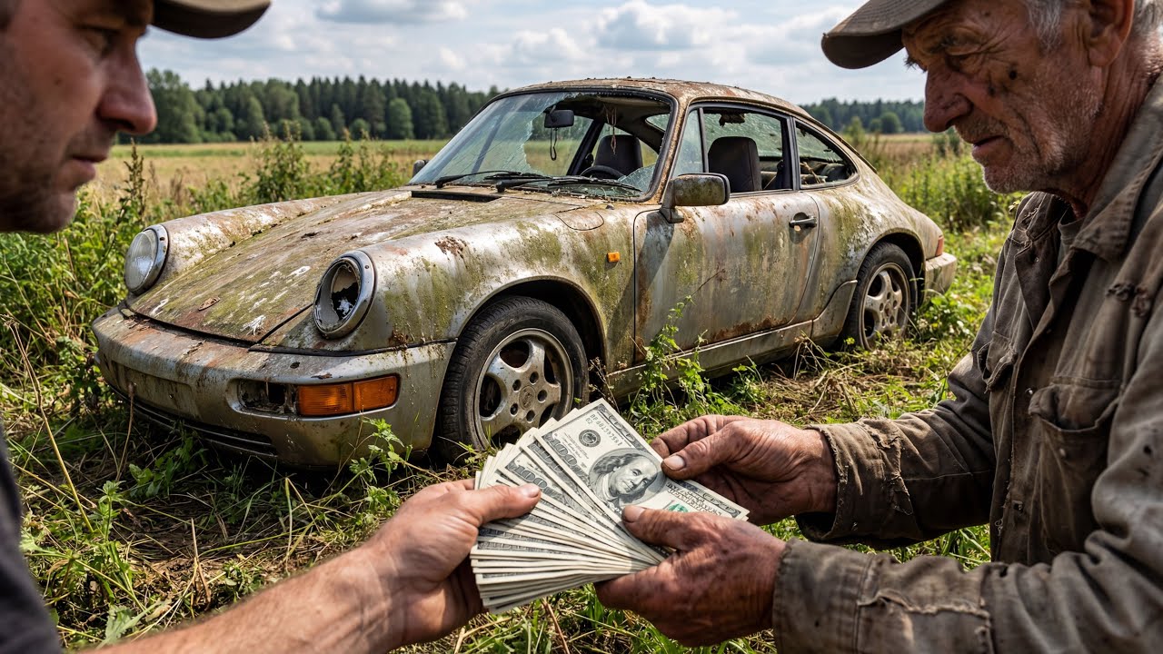 “We Found an Abandoned Porsche 911 for $1,000… Then Restored It | ASMR Car Restoration”