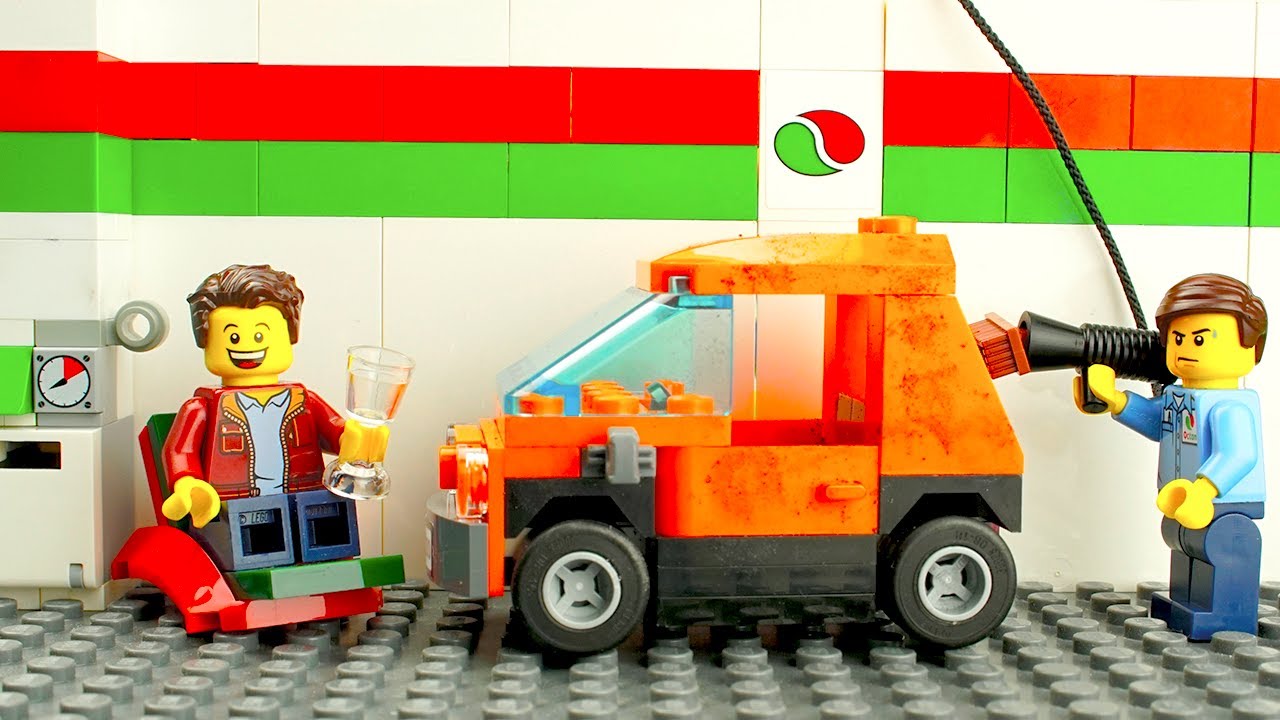 Lego City Dirty Car - Car wash - 60132