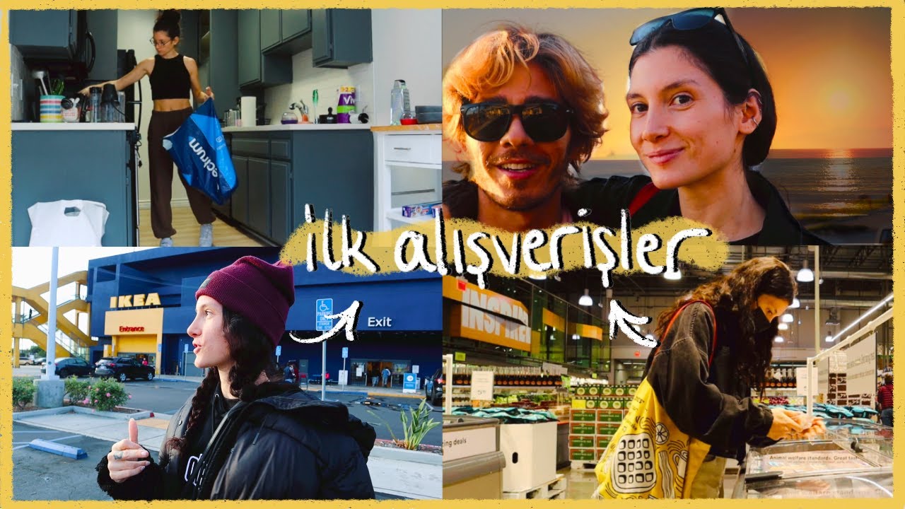 YENİ EVE YERLEŞMECE | IKEA & Market Alışverişi, Gün Batımı & Daha Fazlası