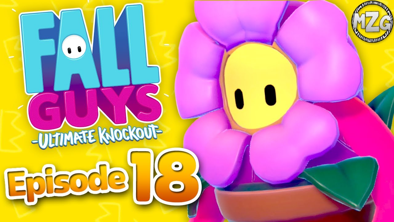 Fall Guys: Ultimate Knockout Gameplay Part 18 - Flower Pot Costume!