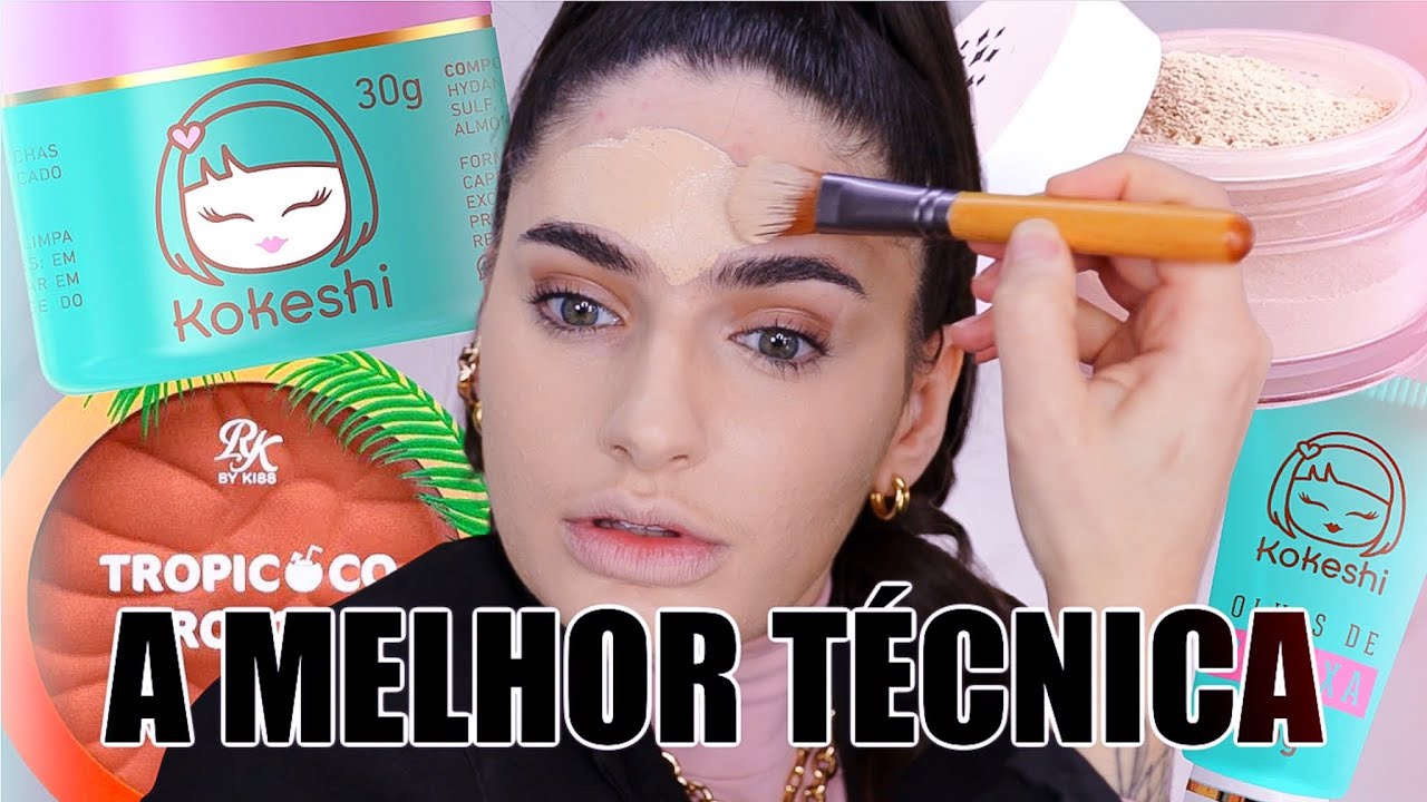 PELE de PORCELANA - PREPARAÇÃO DE PELE ATUALIZADA 🥰❤️