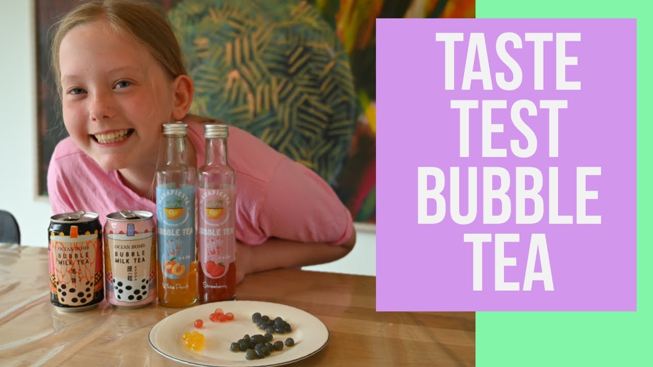 Taste test på Bubble Tea (  Ocean Bomb & HavaFiesta )
