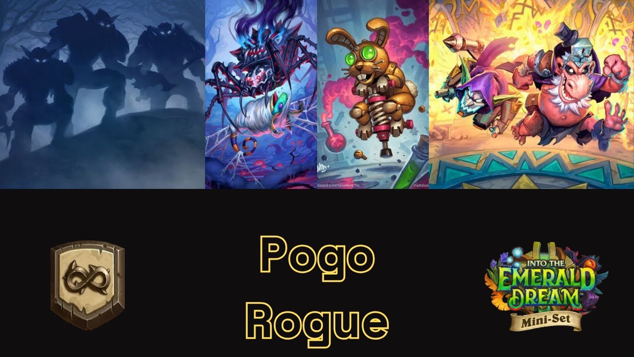 Pogo Rogue, Fun Deck But Not Too Strong! (Hearthstone Wild)