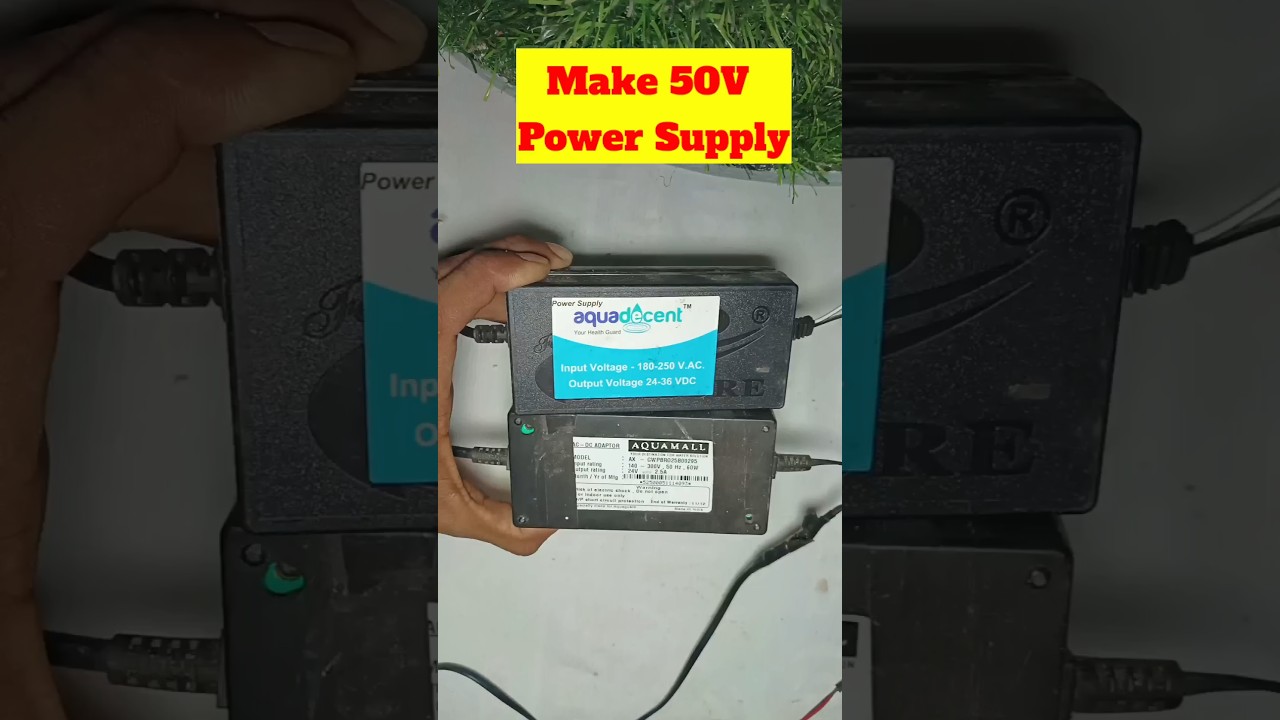 Make 50V 24V power supply using old charger ll Variable power supply l #shorts