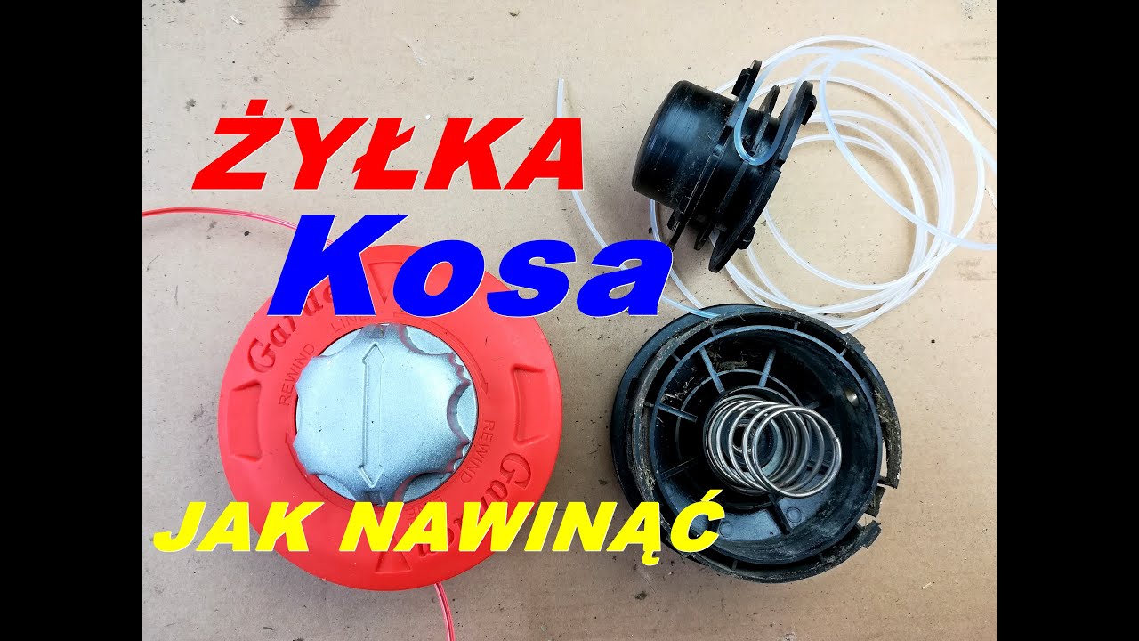 Jak łatwo nawinąć żyłkę do kosy - Głowica automatyczna Easy Load vs standardowa