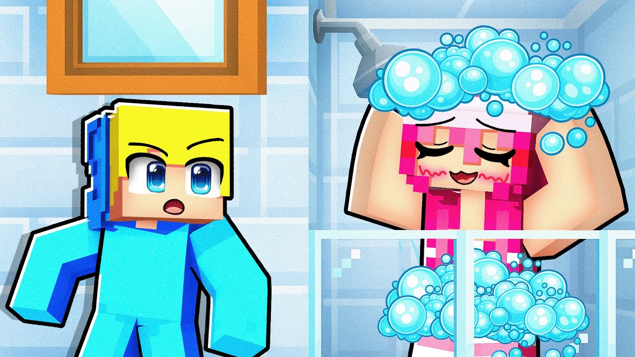 Ich werde WINZIG um meinen CRUSH in Minecraft zu beobachten!