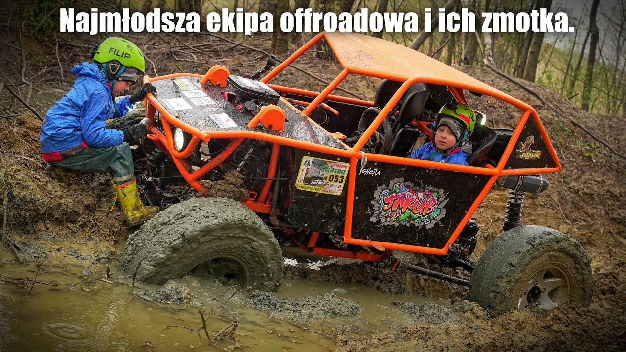 Najmłodsza ekipa offroadowa i ich zmotka.