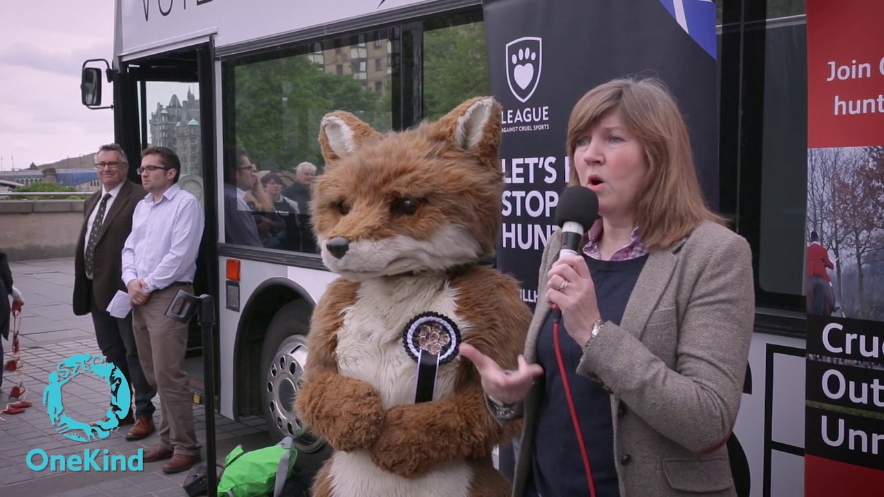OneKind Fox Hunting Rally - Alison Johnstone MSP (Scottish Greens)