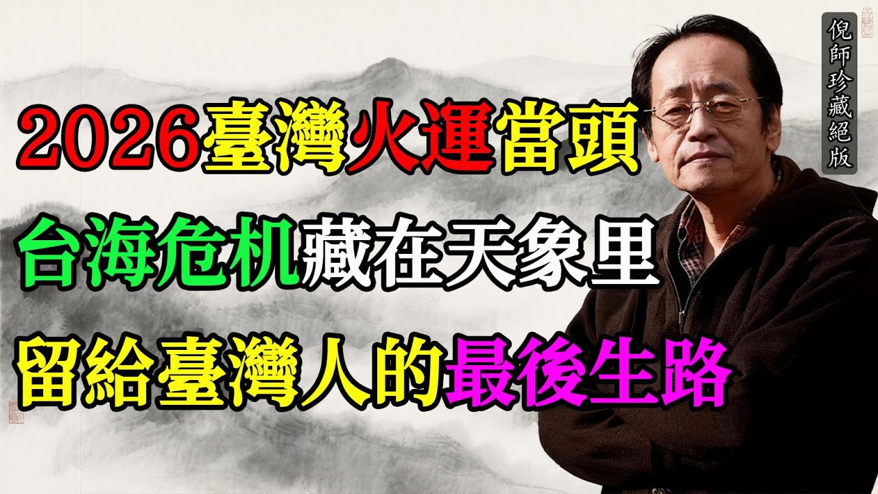 2026臺灣火運當頭,台海危机藏在天象里,留給臺灣人的最後生路 