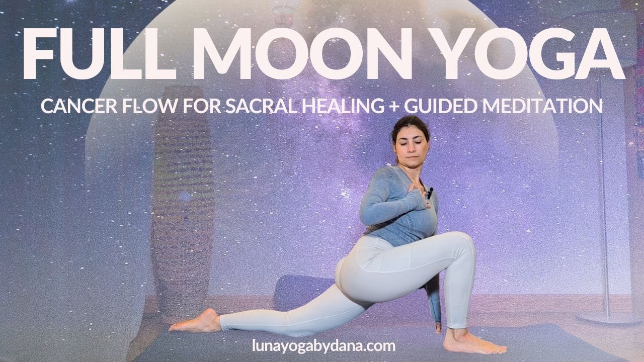 Full Moon in Cancer | 30-Min Yoga Flow for Emotional Release & Heart-Sacral Healing