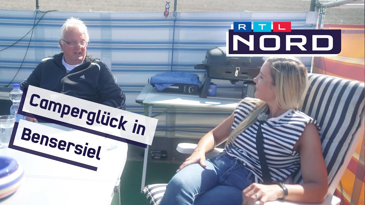 Campen im Trend: Regionalreporterin Kim unterwegs auf dem Campingplatz in Bensersiel