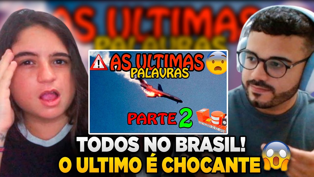 REACT 🔴 Caixa Preta - Áudio das últimas palavras dos pilotos em queda de aviões - PARTE 2