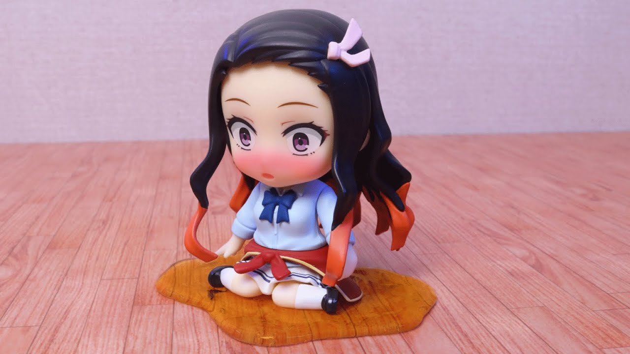禰豆子ちゃんがー！黄色いお水を！【鬼滅の刃】【コマ撮り】【ねんどろいど】