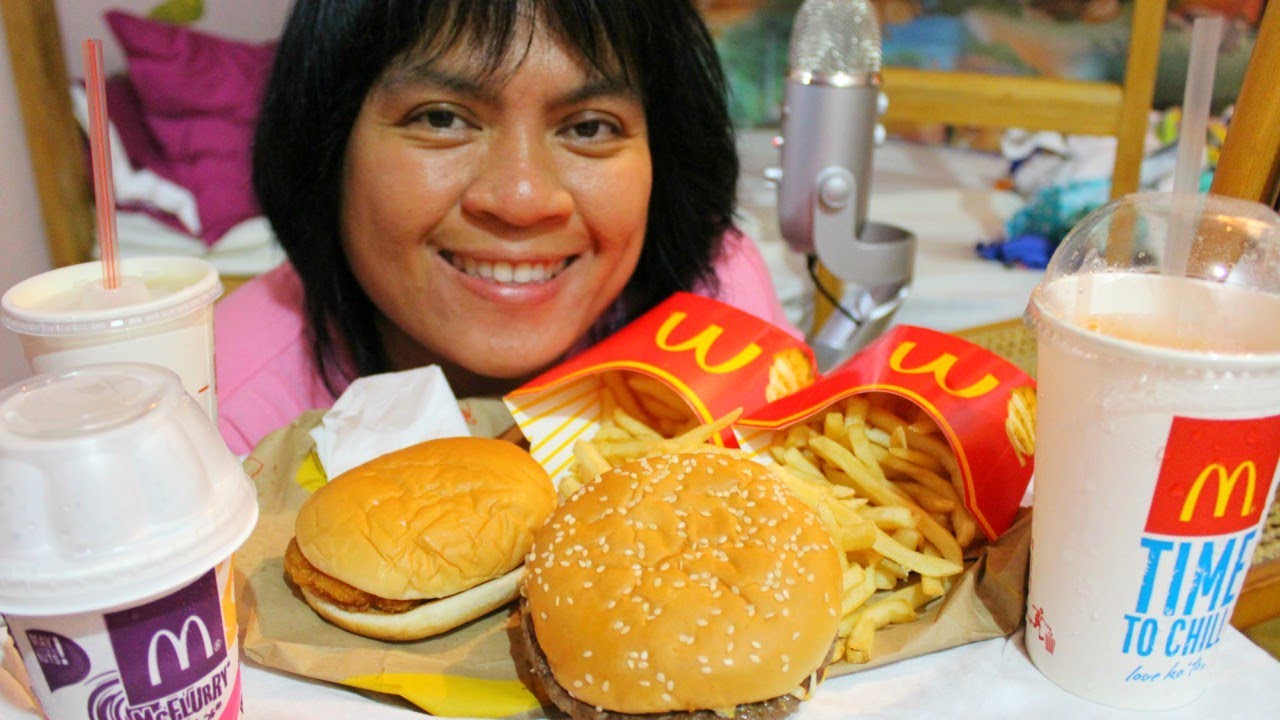 ASMR Eating Mcdonald's Thanks Viewers and over 16K Subbies ScorpioAnnYT
