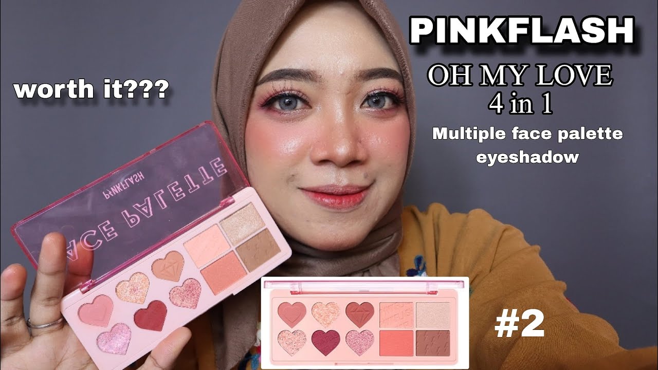 PINKFLASH EYESHADOW FACE PALETTE 4in1