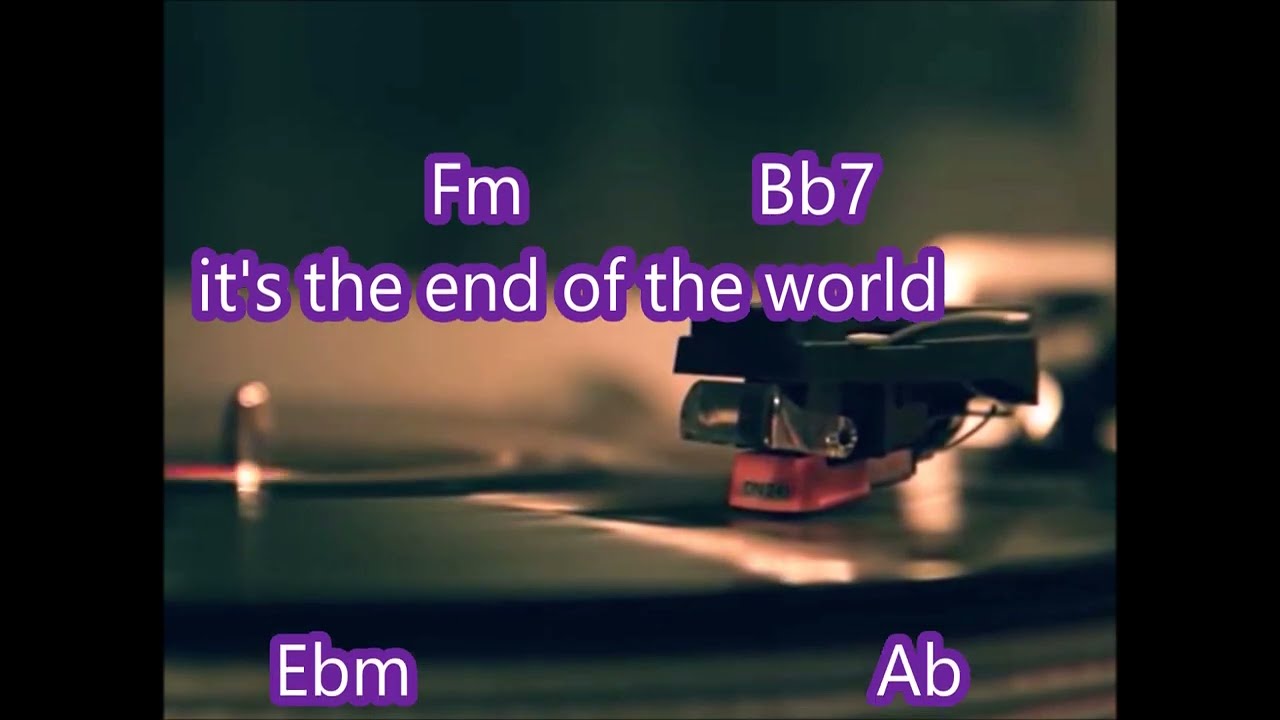 The  End Of The World (Skeeter Davis) - (MR , 월드팝송 반주)