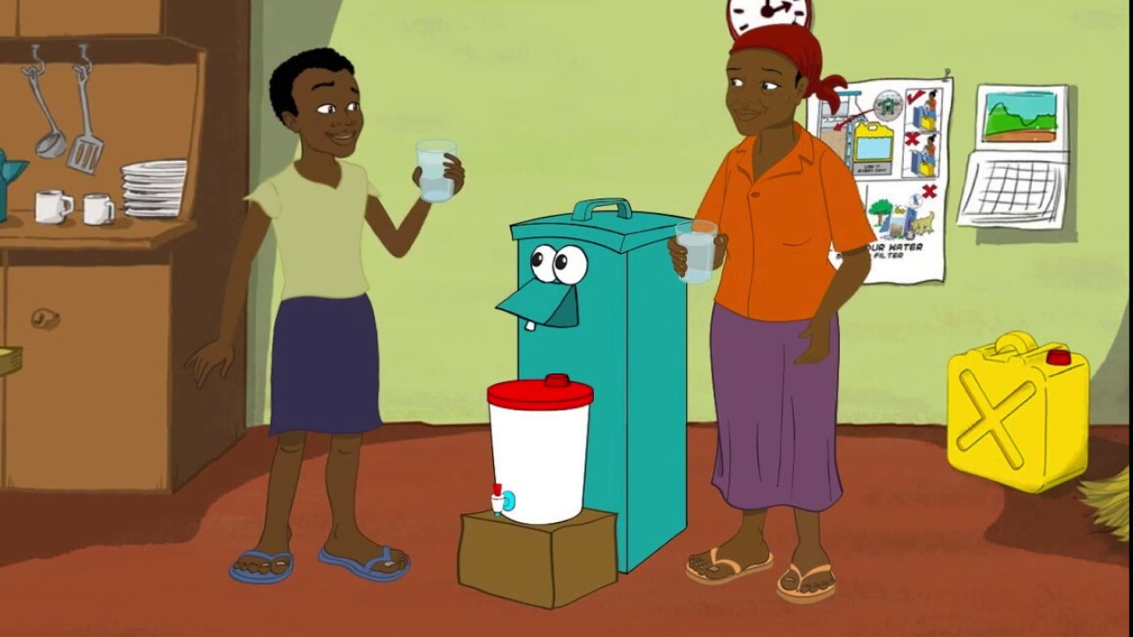 BSF Video (Africa, En) - Ch.4 - How to use the biosand filter