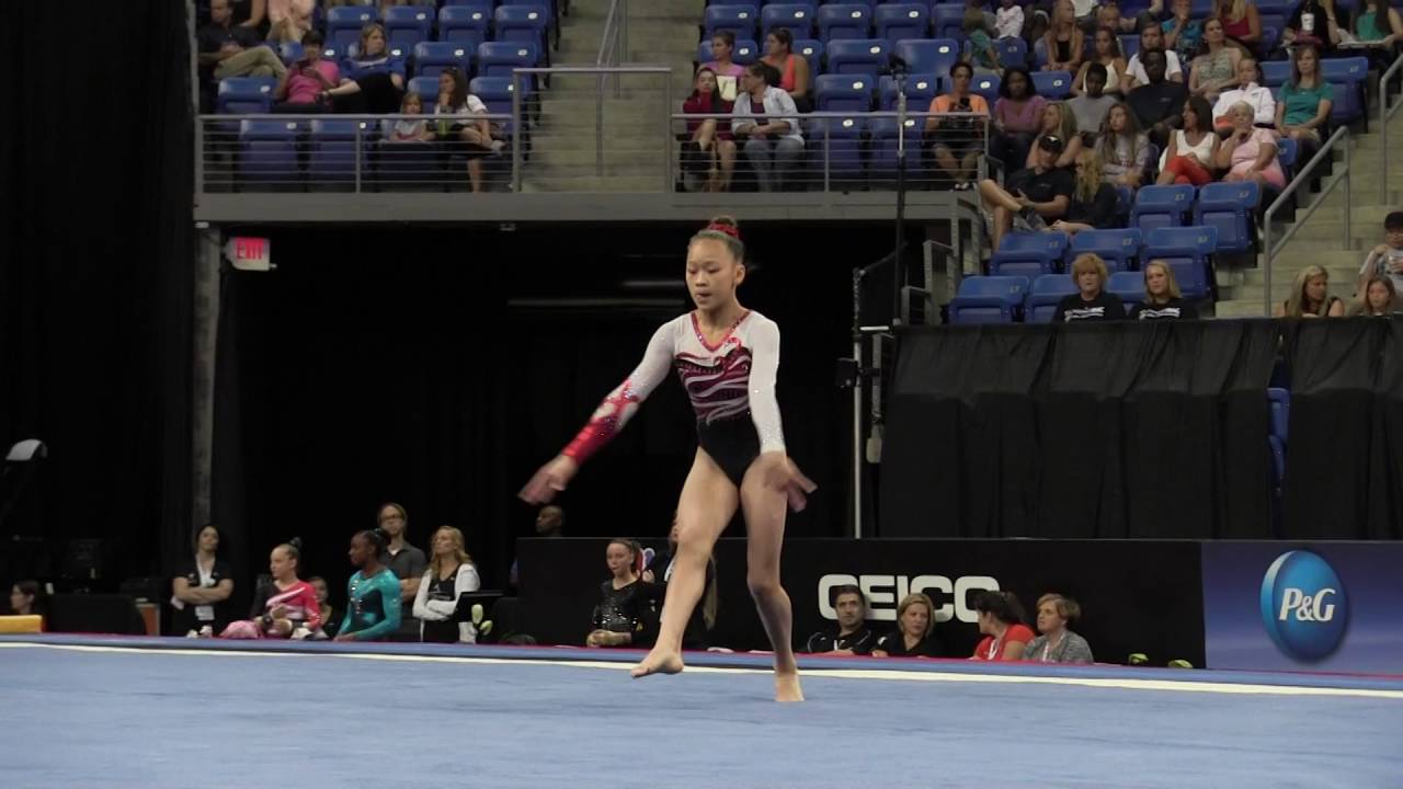 Sunisa Lee - Floor Exercise - 2016 P&G Gymnastics Championships – Jr. Women Day 2