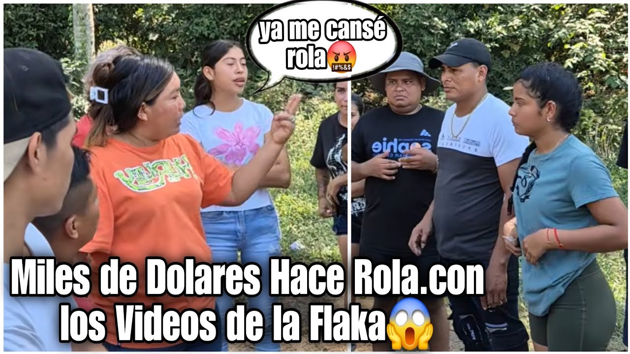 Hoy si te voy a meter la ley le gritó la flaka enpvt4da a rola/sigue vendiendo sus videos nop*r😡