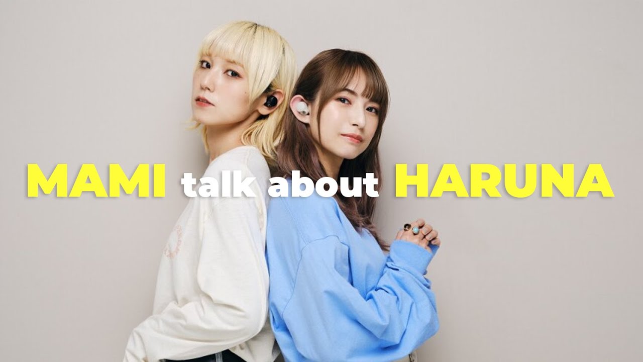 Mami Sasazaki talk about Haruna, with Tomomi and Rina