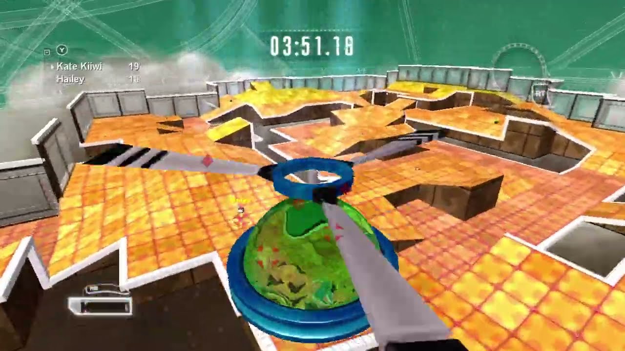 Marble Blast Ultra: Me vs Hailey on Horizon (Score: 81-89)