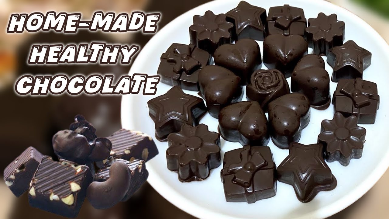 HOME MADE HEALTHY DELICIOUS CHOCOLATE RECIPE || EASY DRY FRUIT CHOCOLATE RECIPE 