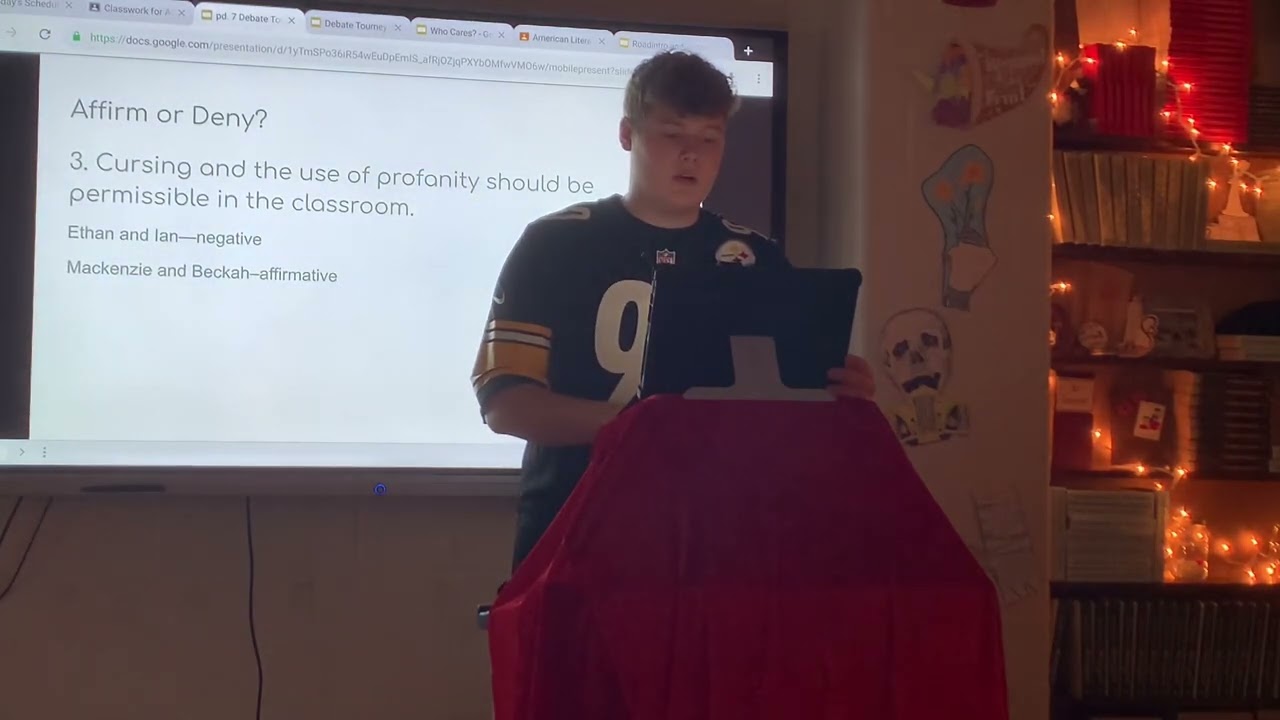 Profanity debate