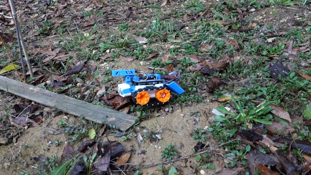 Smars robot outside