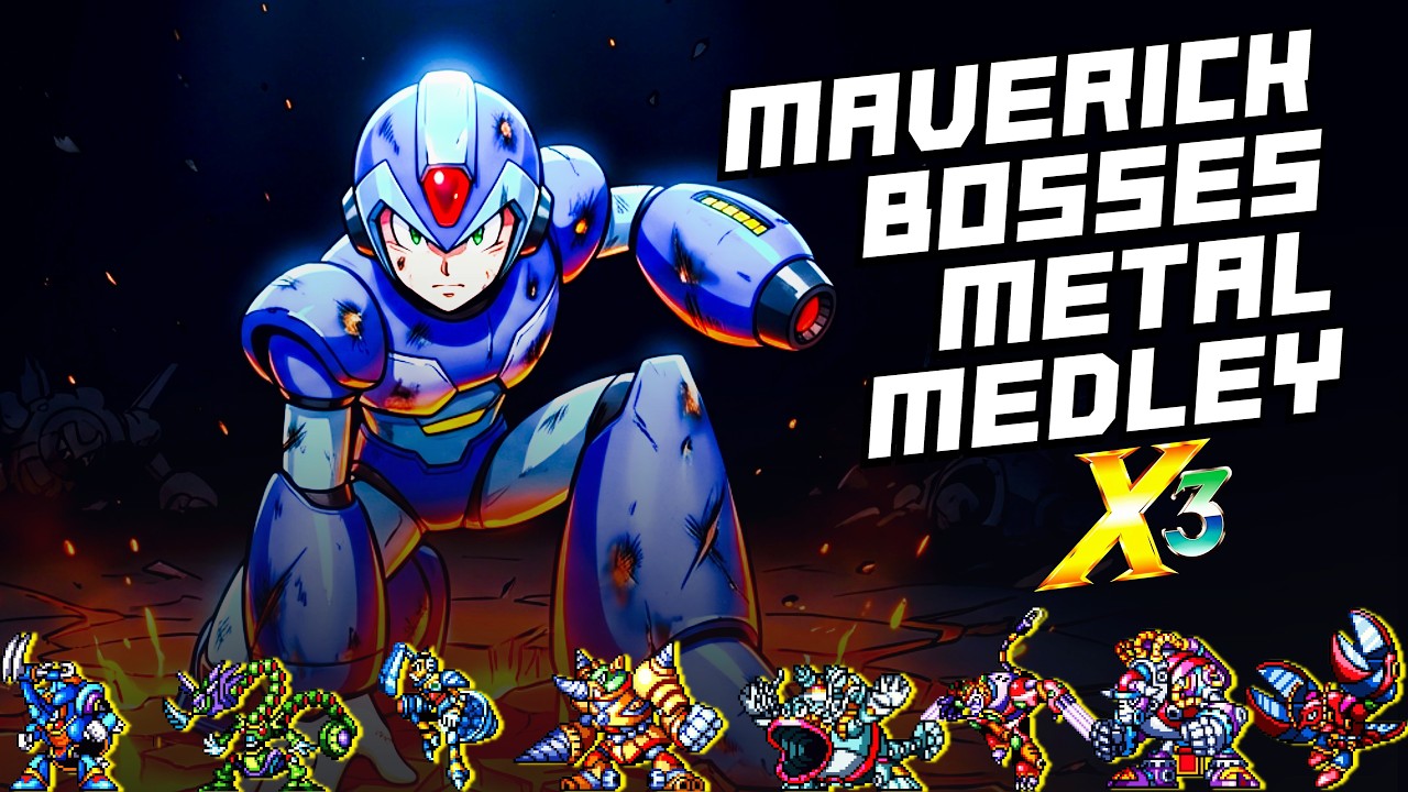 All MMX3 Maverick Boss Themes, Full Metal Medley | Mega Man X3