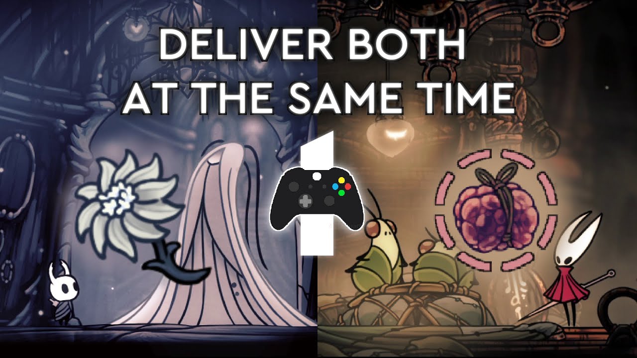 Deliver Courier's Rasher and Delicate Flower at the same time