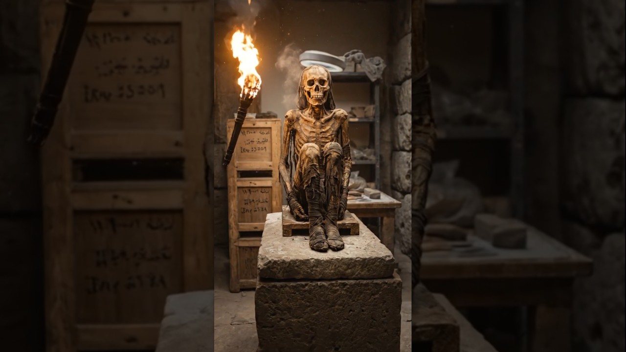 Ancient Mummy Turns Back Into Human &ndash; Realistic Transformation#AncientEgypt#MummyTransformation