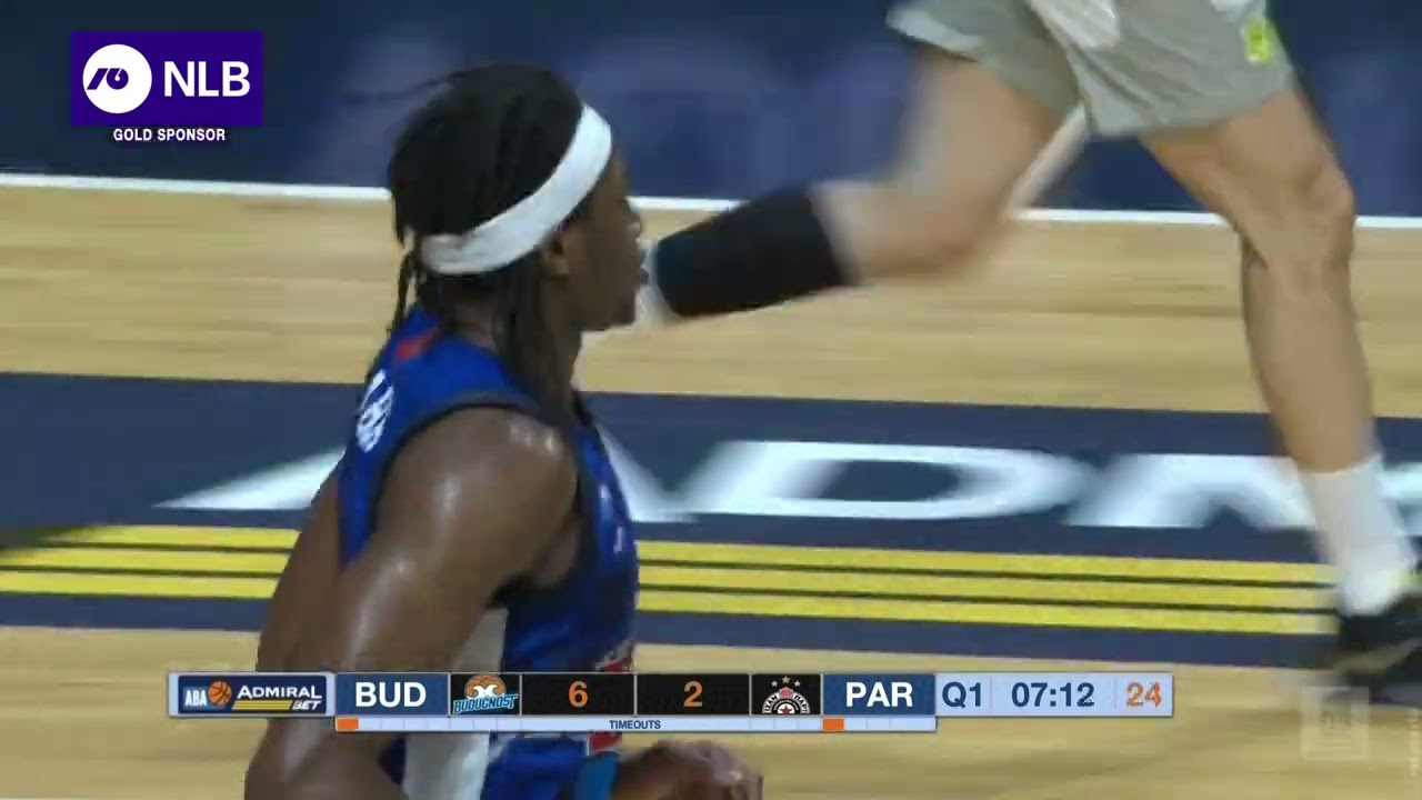 Monster dunk by Alpha Kaba (Budućnost VOLI – Partizan Mozzart Bet, 18.4.2023)