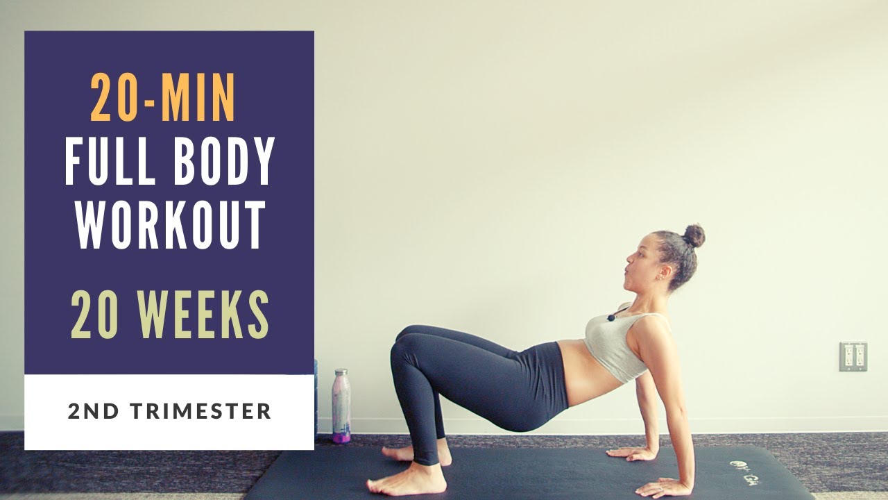 Week 20 of Pregnancy | 20-min Full Body Prenatal Workout
